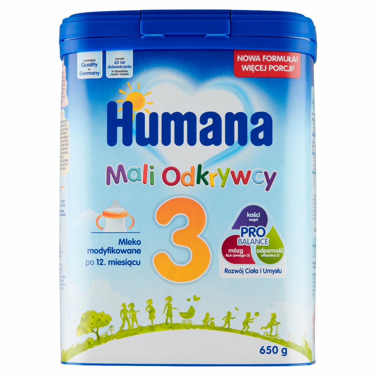 Zdjęcia - 3 mali odkrywcy mleko modyfikowane po 12. miesiącu Humana