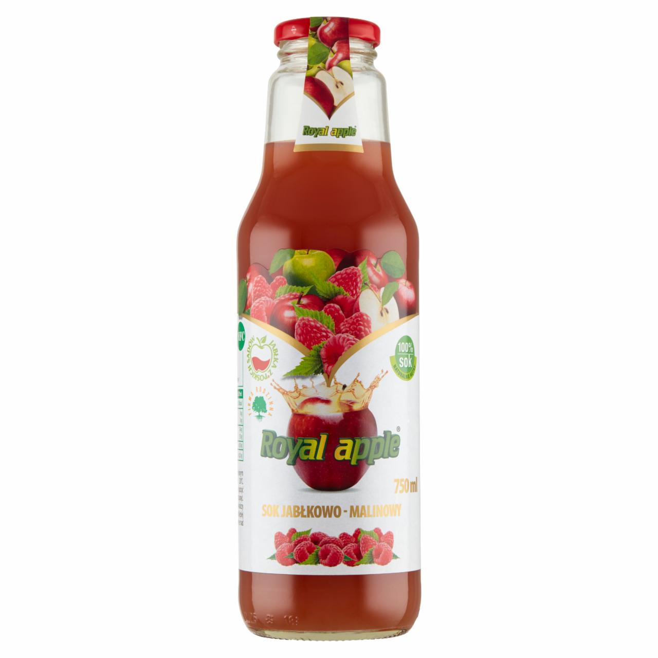 Zdjęcia - Royal apple Sok jabłkowo-malinowy 750 ml