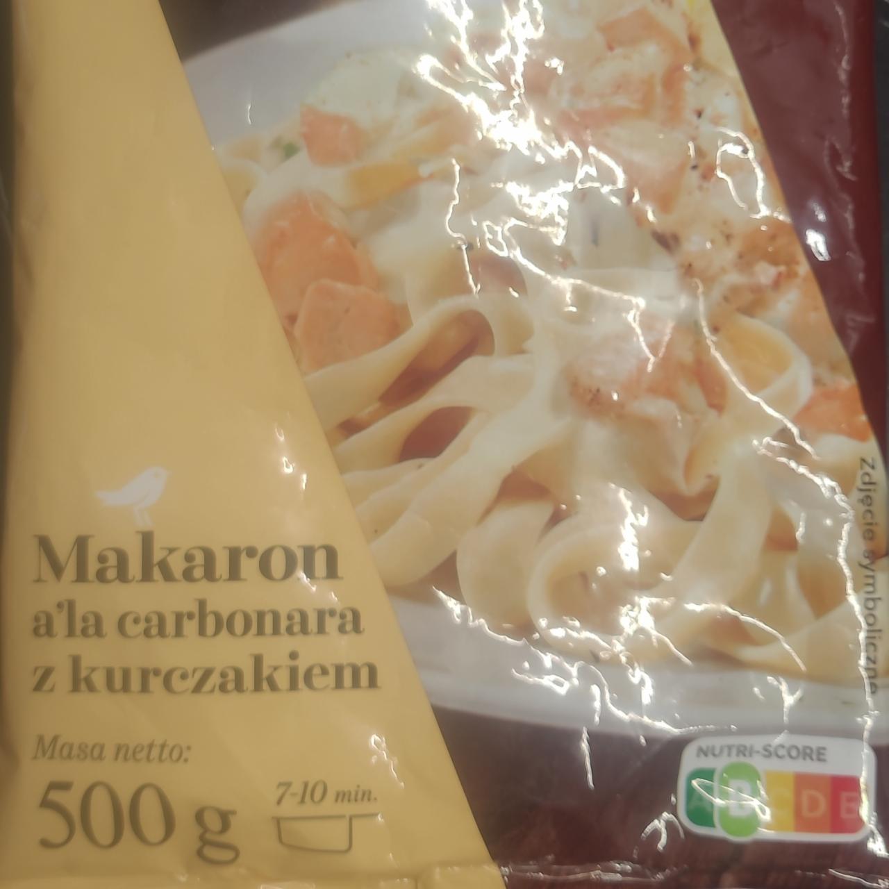 Zdjęcia - Makaron a'la carbonara z kurczakiem Auchan collection