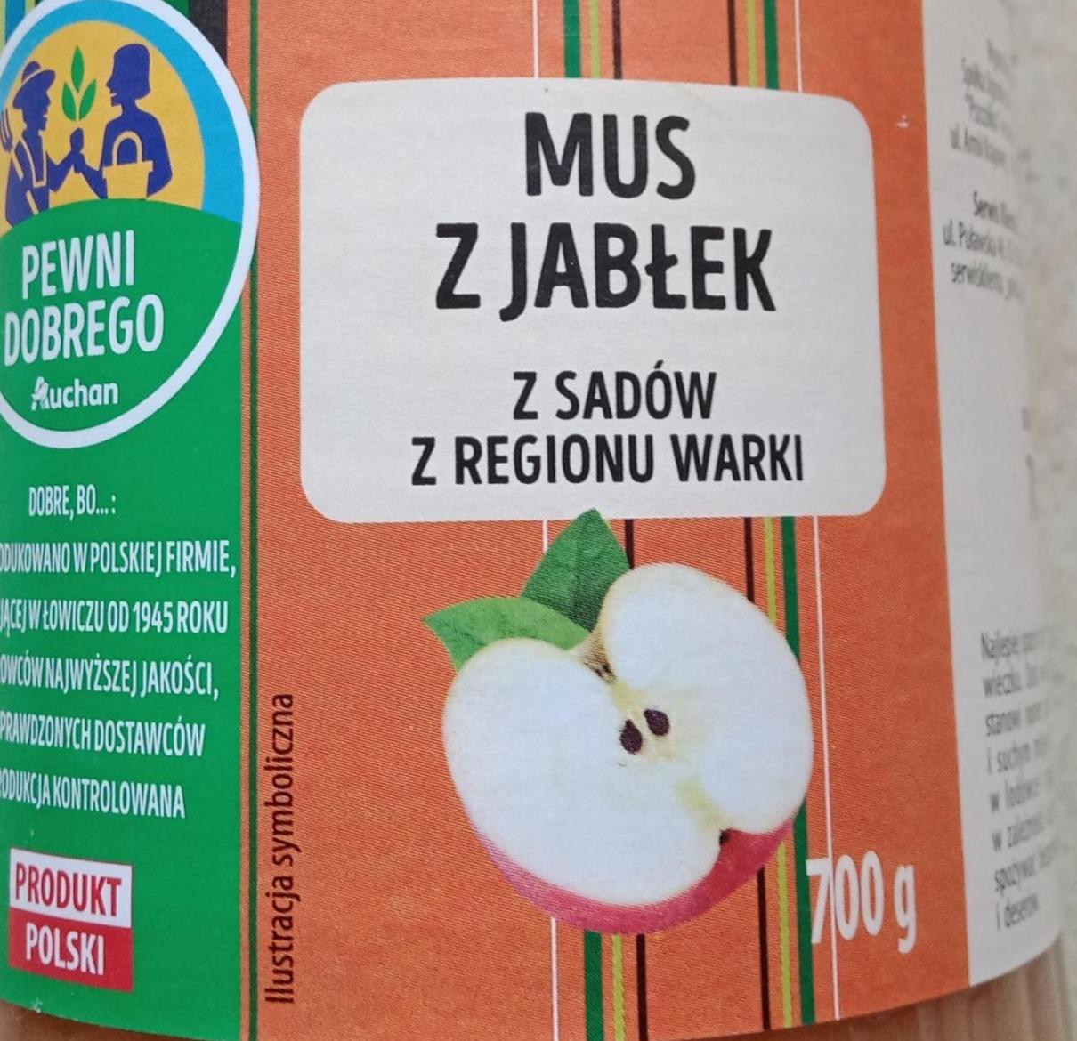 Zdjęcia - Mus z jabłek Auchan