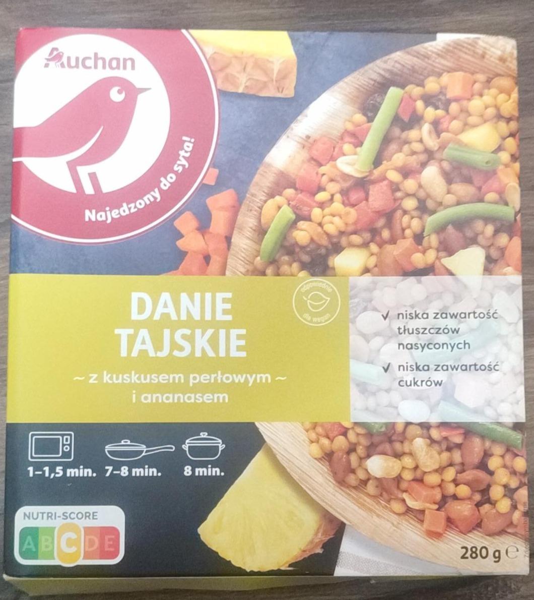 Zdjęcia - Danie tajskie z kuskusem perłowym i ananasem Auchan