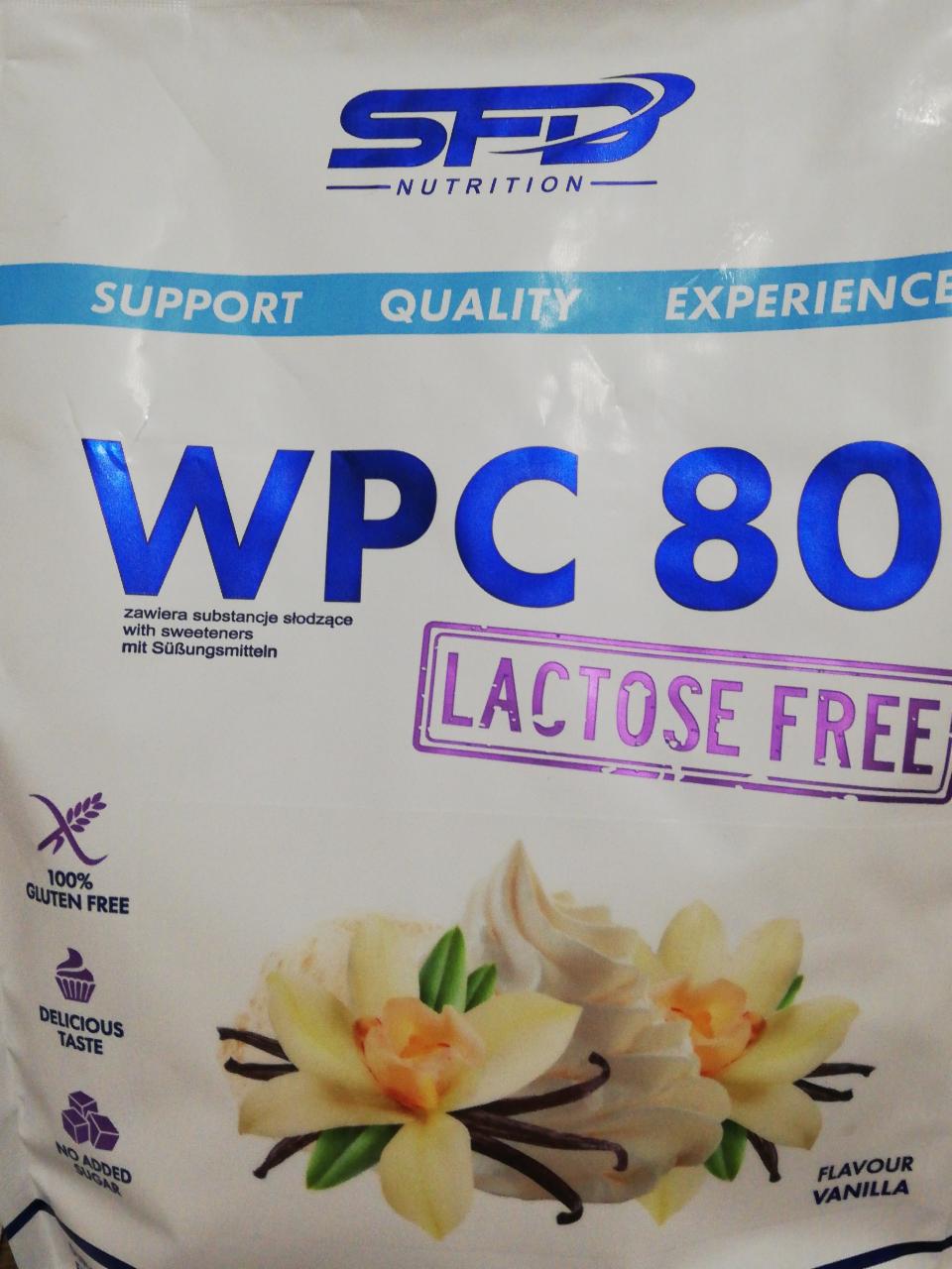 Zdjęcia - SFD WPC 80 LACTOSE FREE Wanilia