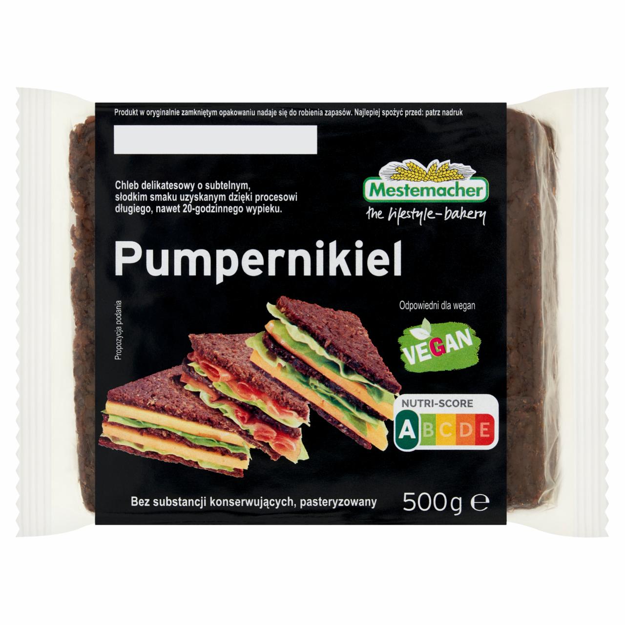 Zdjęcia - Mestemacher Pumpernikiel 500 g