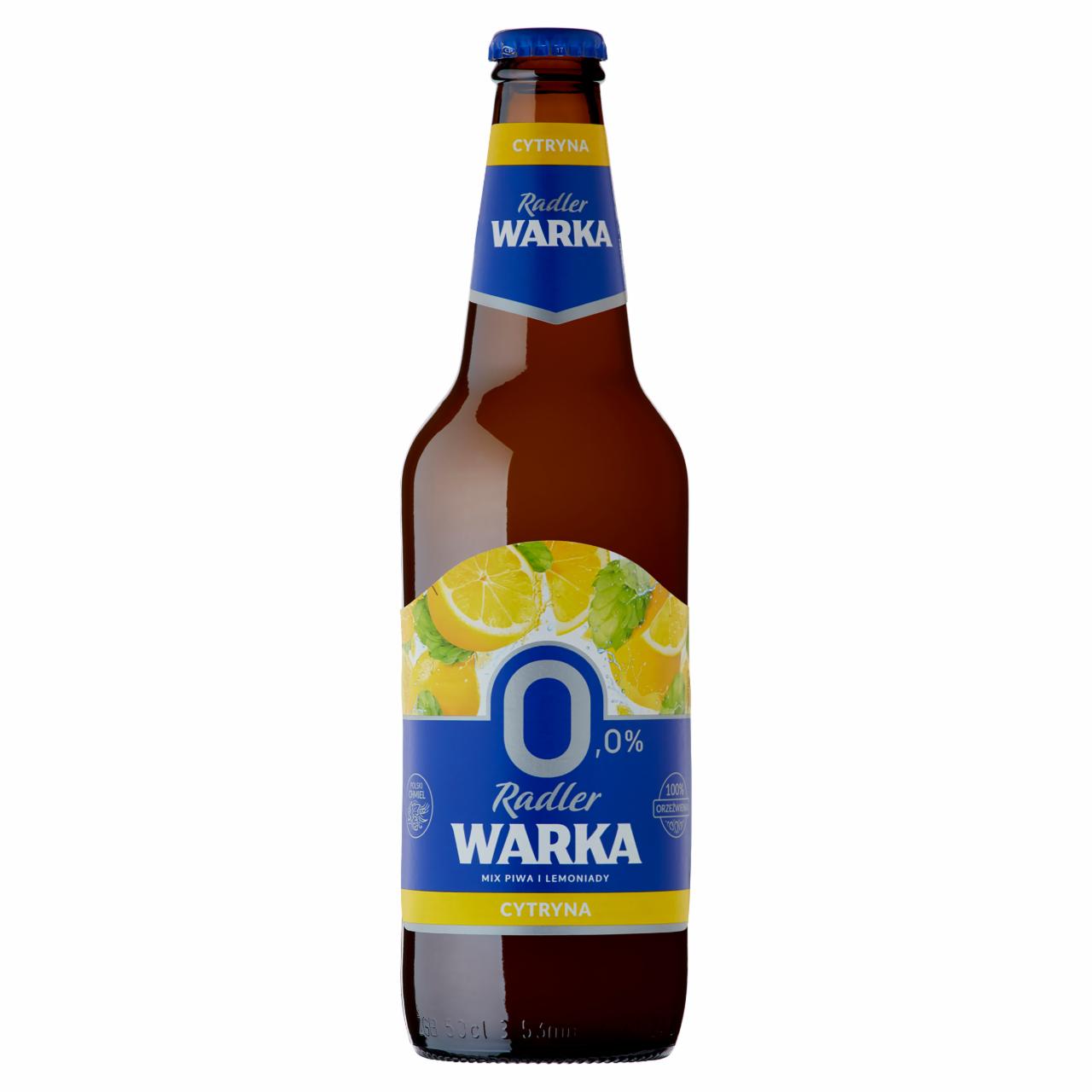 Zdjęcia - Warka Radler Piwo bezalkoholowe z lemoniadą o smaku cytrusowym 500 ml