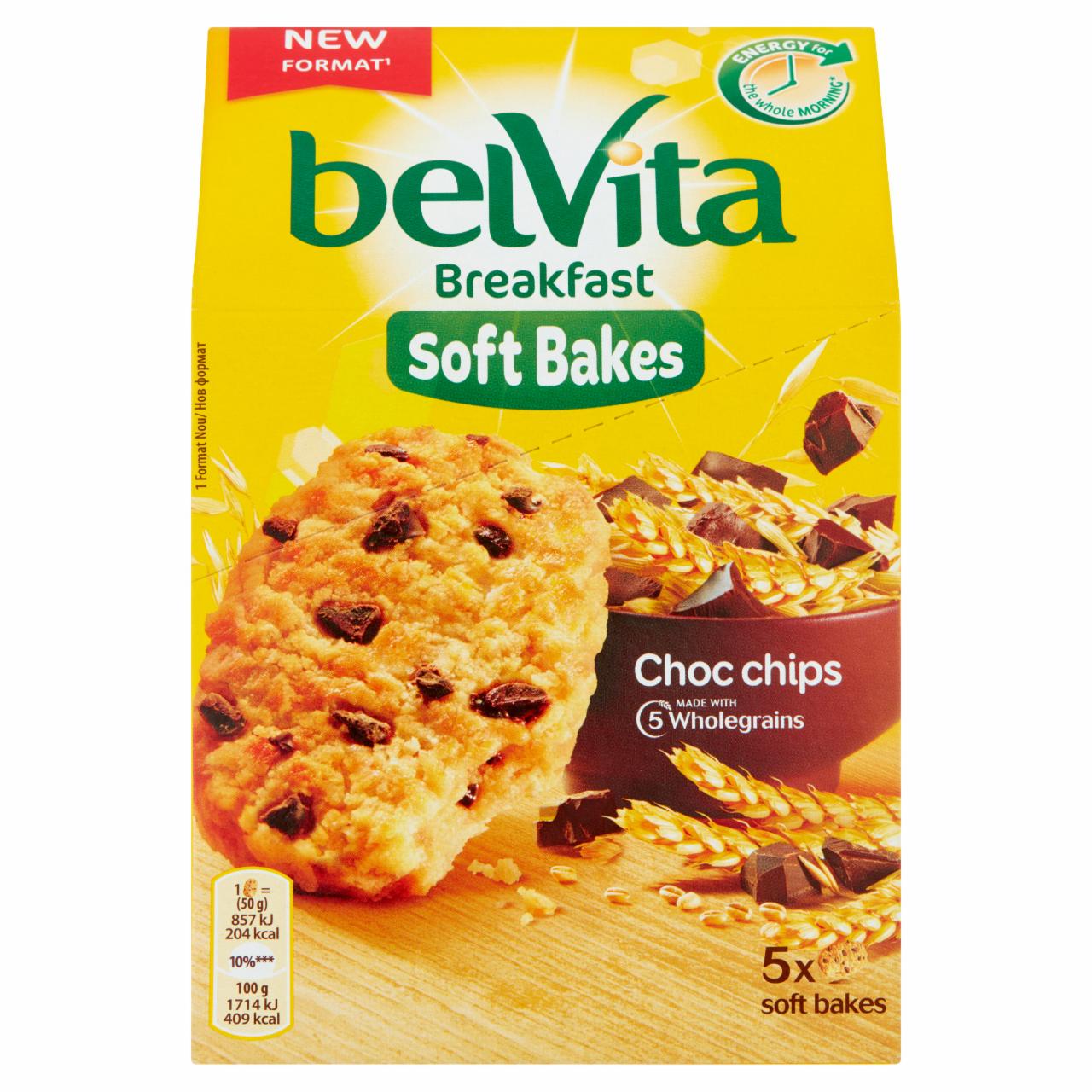 Zdjęcia - belVita Breakfast Ciastka zbożowe z kawałkami czekolady 250 g