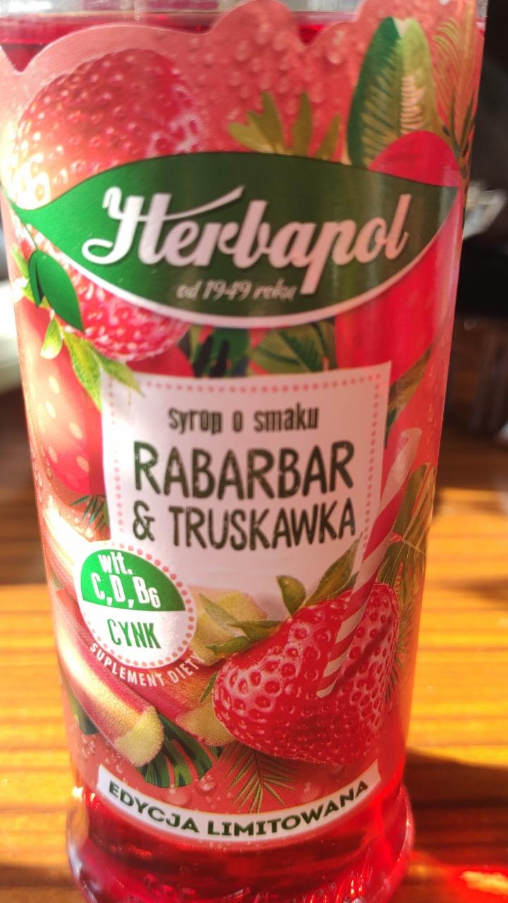 Zdjęcia - Herbapol Suplement diety rabarbar z truskawką 420 ml