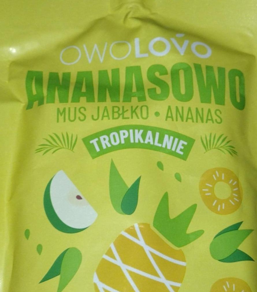 Zdjęcia - Ananasowo Mus jabłko ananas Owolovo