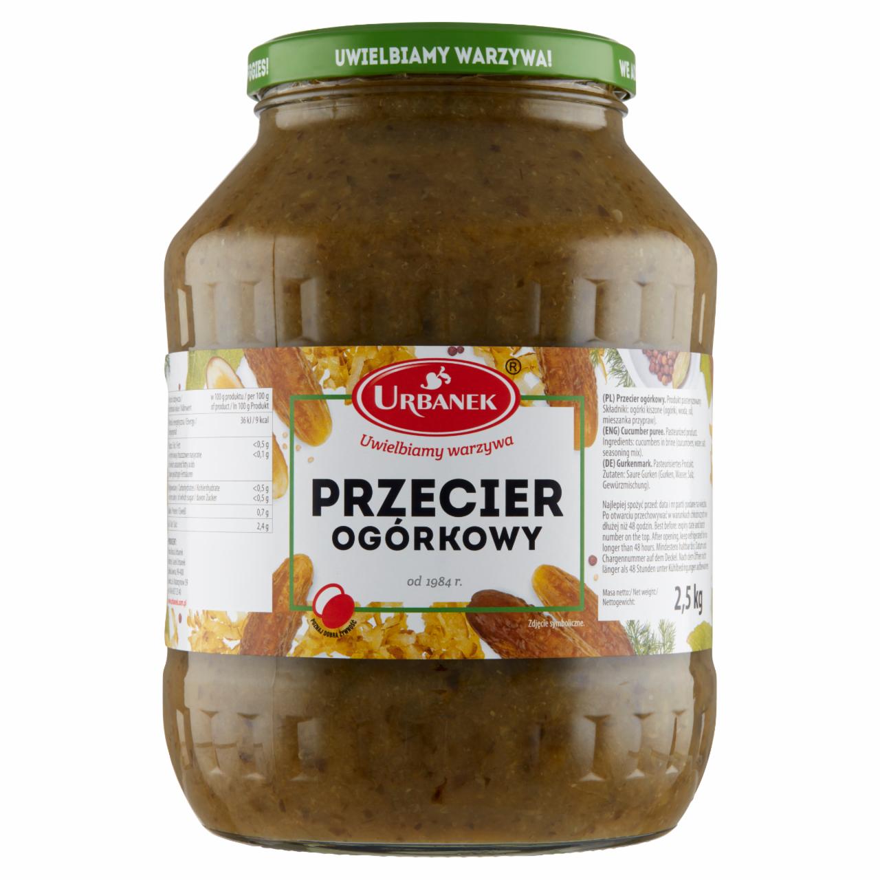 Zdjęcia - Urbanek Przecier ogórkowy 2,5 kg