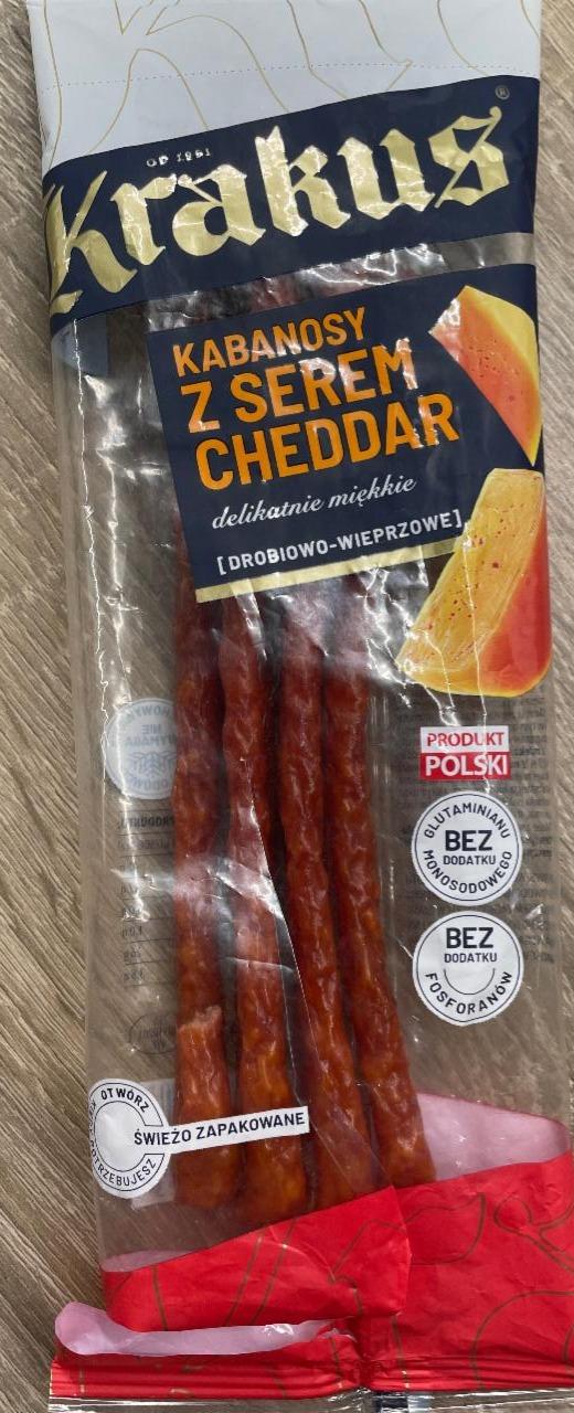 Zdjęcia - Kabanosy z serem cheddar Krakus