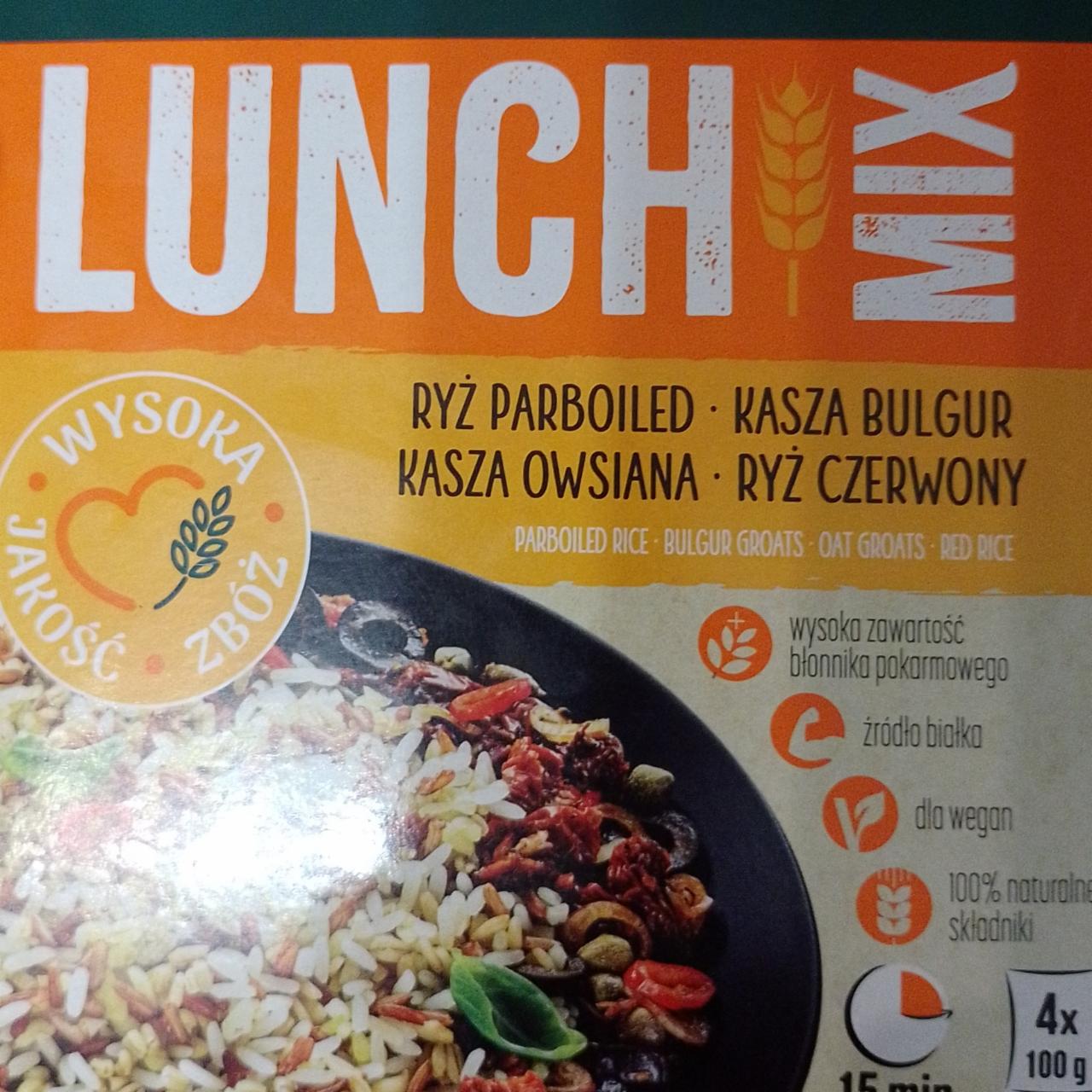 Zdjęcia - Lunch Mix Ryż parboiled kasza bulgur kasza owsiana ryż czerwony Kupiec