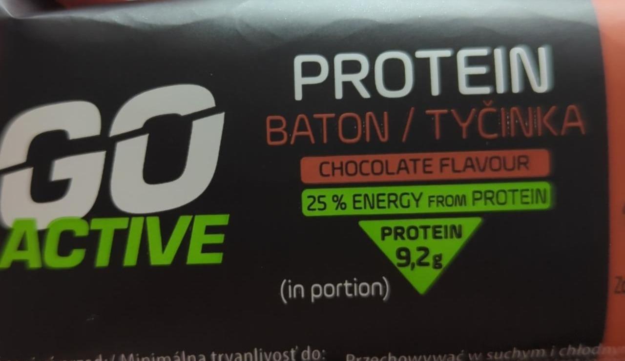 Zdjęcia - Protein baton chocolate flavour Go Active