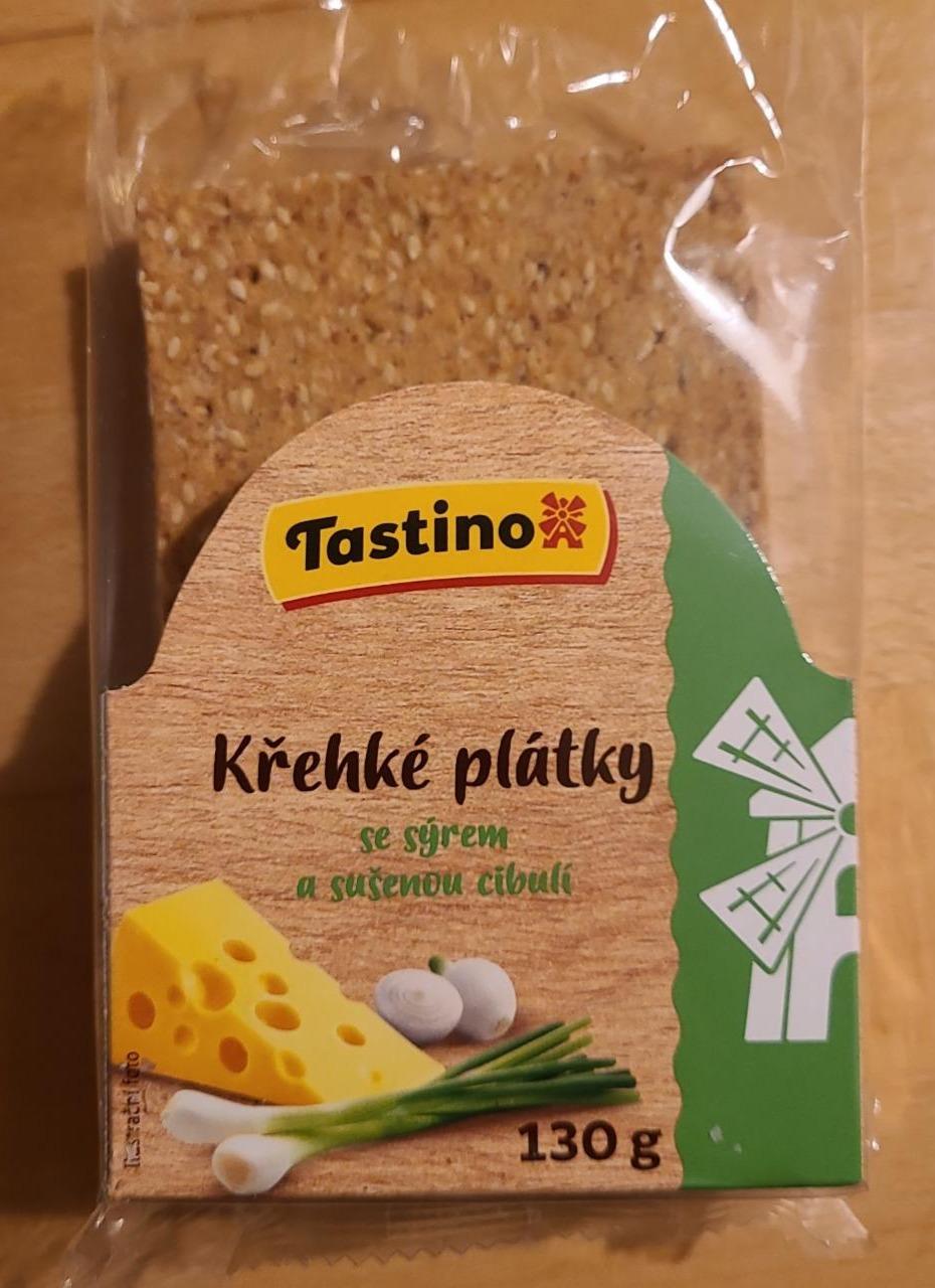 Zdjęcia - Pieczywo chrupkie z serem i cebulą. Tastino.