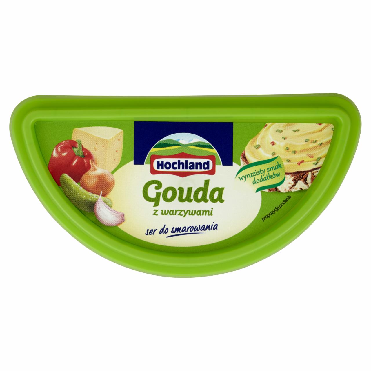 Zdjęcia - Hochland Gouda z warzywami Ser topiony 140 g