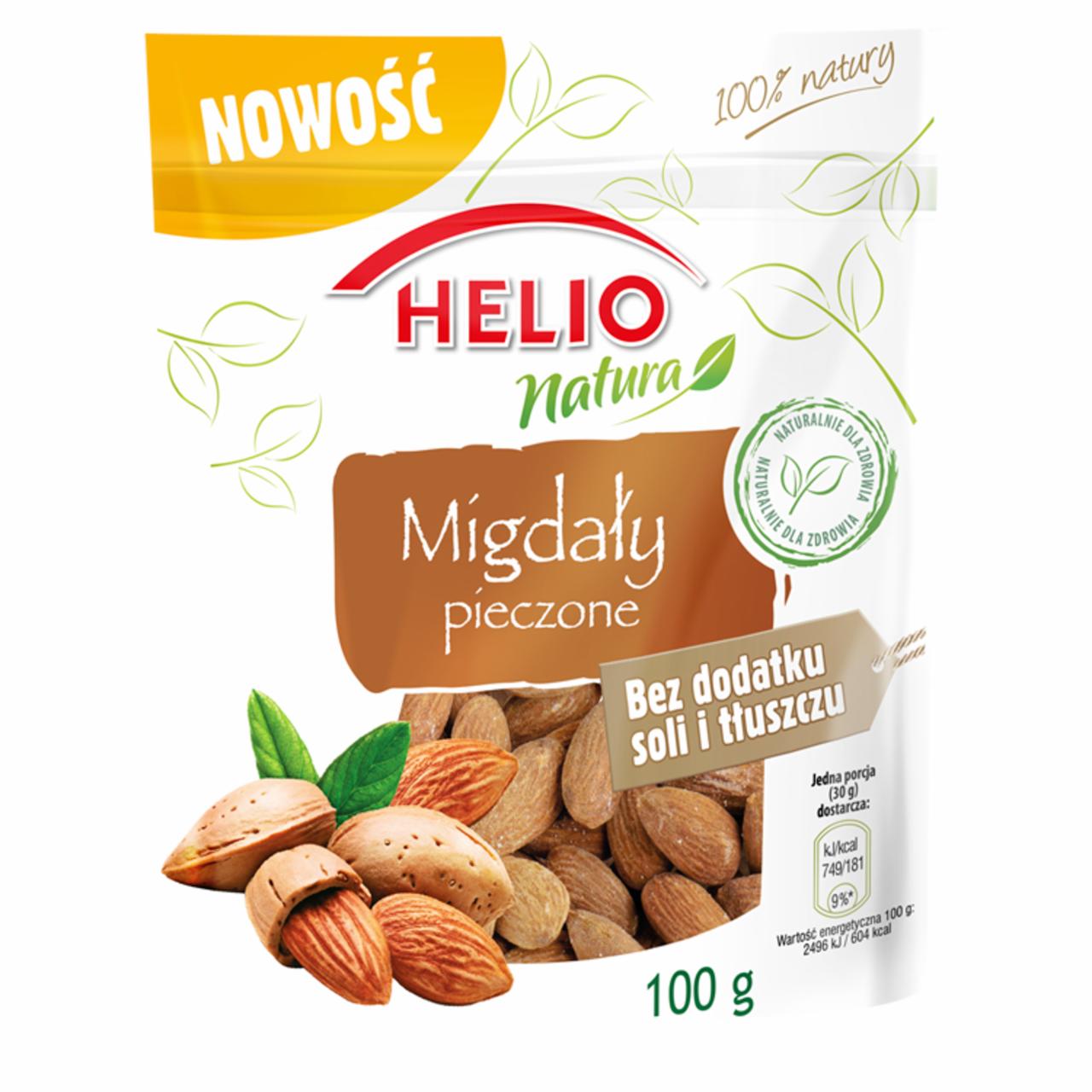 Zdjęcia - Helio Natura Migdały pieczone 100 g