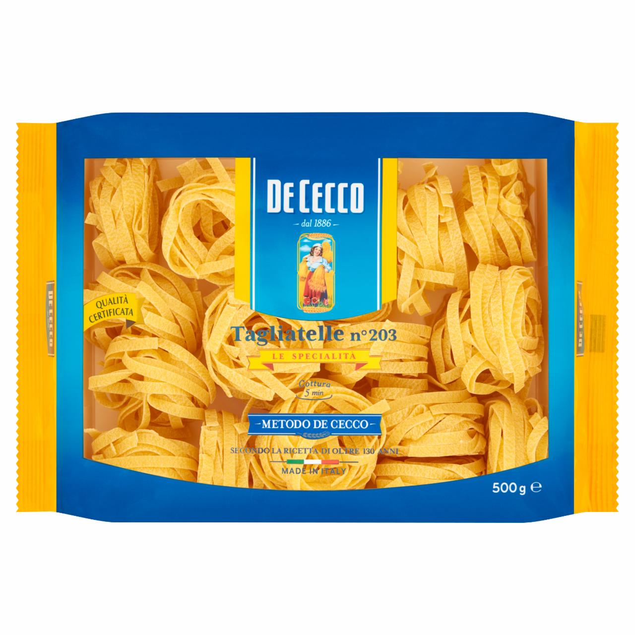 Zdjęcia - De Cecco Makaron z pszenicy durum wstążki 500 g