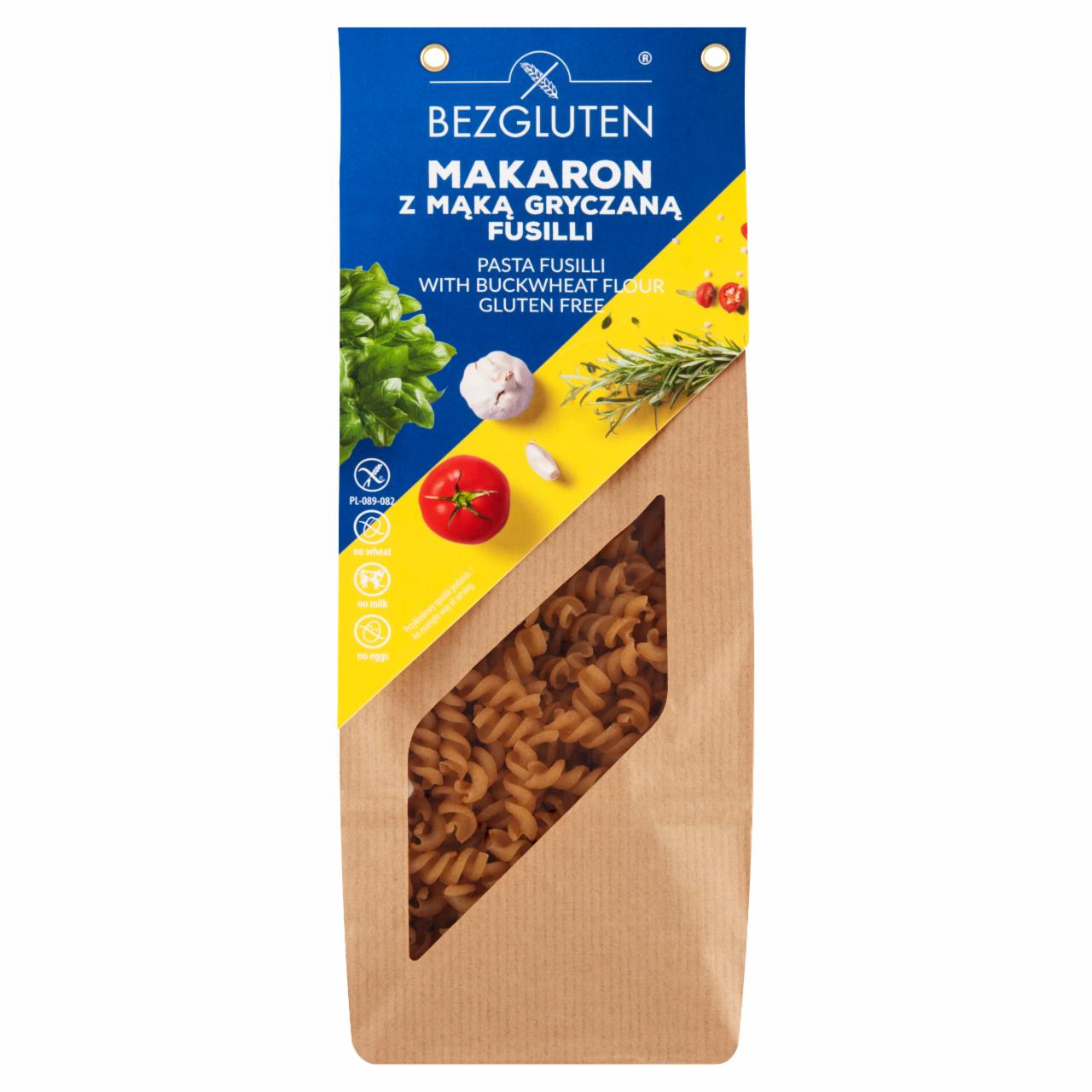 Zdjęcia - Bezgluten Makaron z mąką gryczaną fusilli 250 g