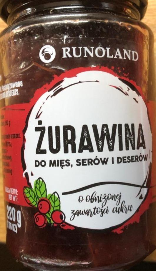 Zdjęcia - Żurawina do mięs serów i deserów Runoland