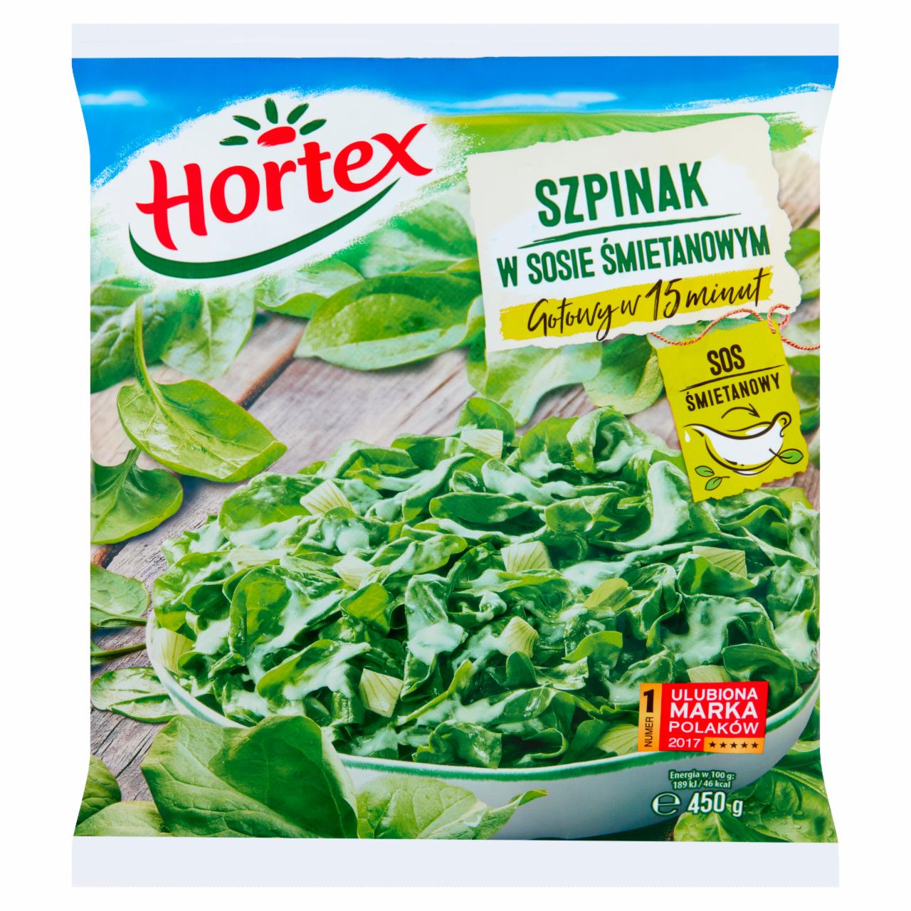 Zdjęcia - Szpinak w sosie śmietanowym Hortex