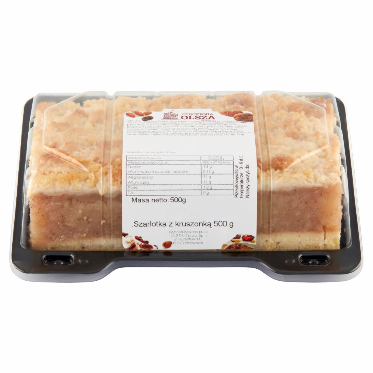 Zdjęcia - Szarlotka z kruszonką 500 g