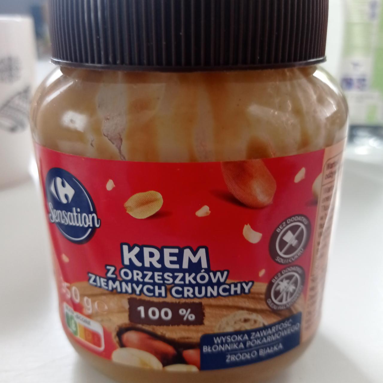 Zdjęcia - krem z orzechów ziemnych crunchy Carrefour