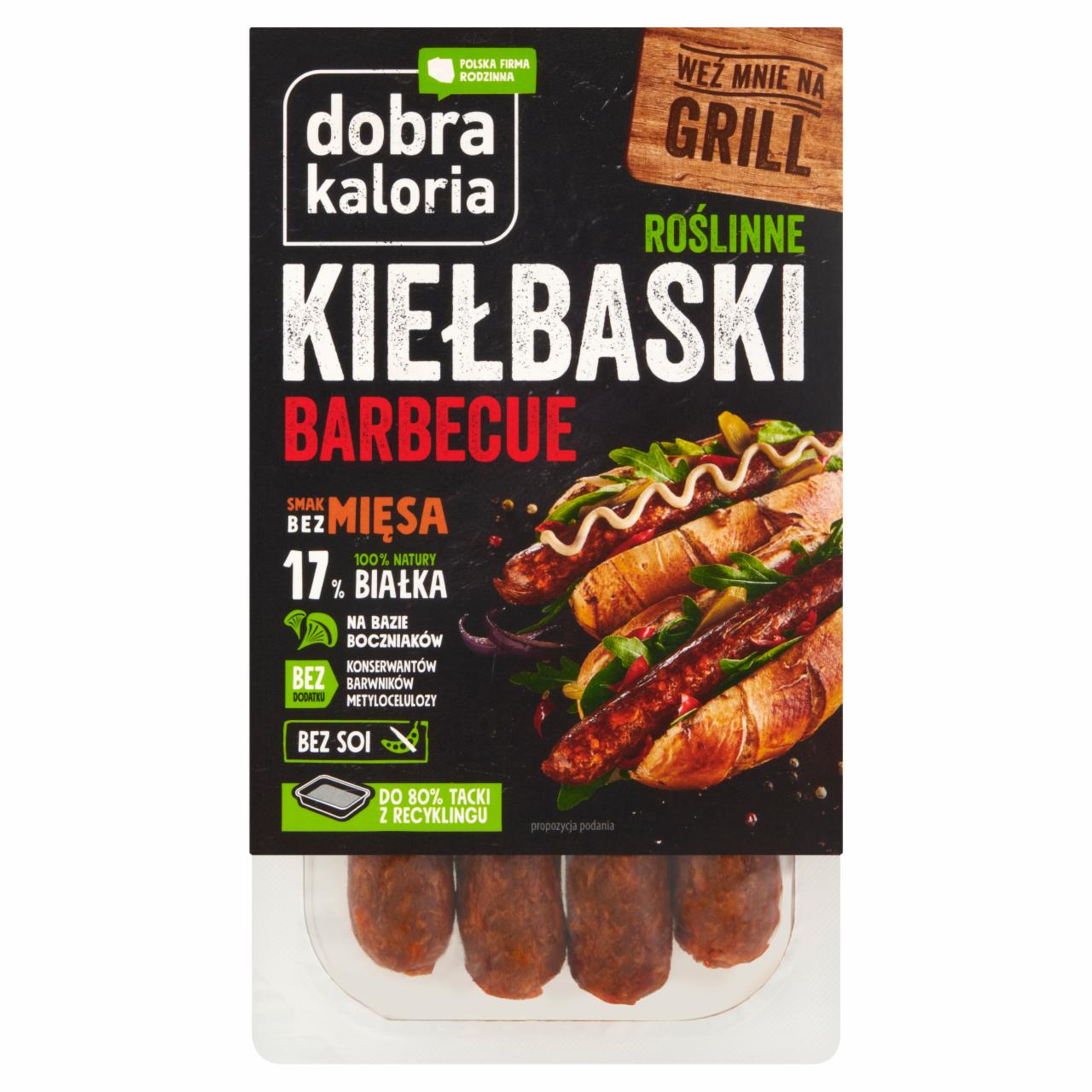 Zdjęcia - Dobra Kaloria Roślinne kiełbaski barbecue 180 g