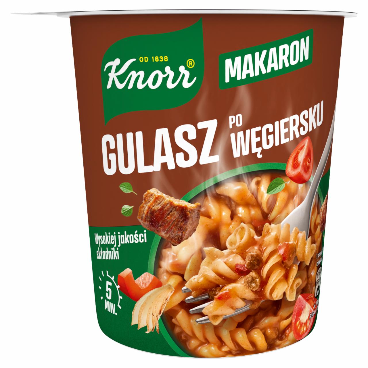 Zdjęcia - Knorr Makaron gulasz po węgiersku 53 g