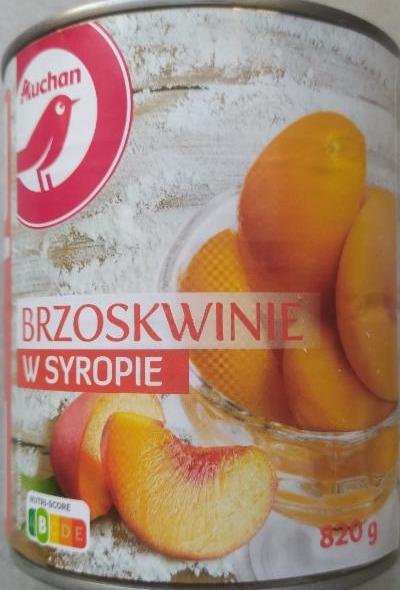 Zdjęcia - Brzoskwinie w syropie Auchan