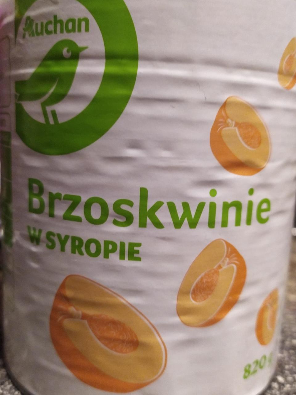 Zdjęcia - Brzoskwinie w syropie Auchan