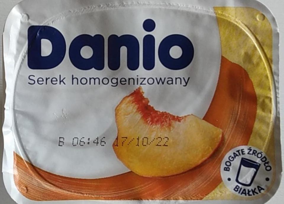 Zdjęcia - Danio Serek homogenizowany brzoskwiniowy 130 g