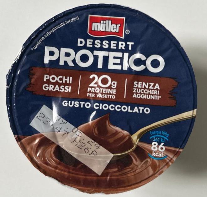 Zdjęcia - Dessert proteico gusto cioccolato Müller