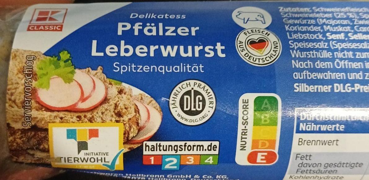 Zdjęcia - Delikatess pfälzer leberwurst spitzenqualität K-Classic