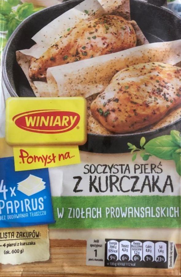 Zdjęcia - Pomysł na...Soczystą pierś kurczaka w ziołach prowansalskich Winiary