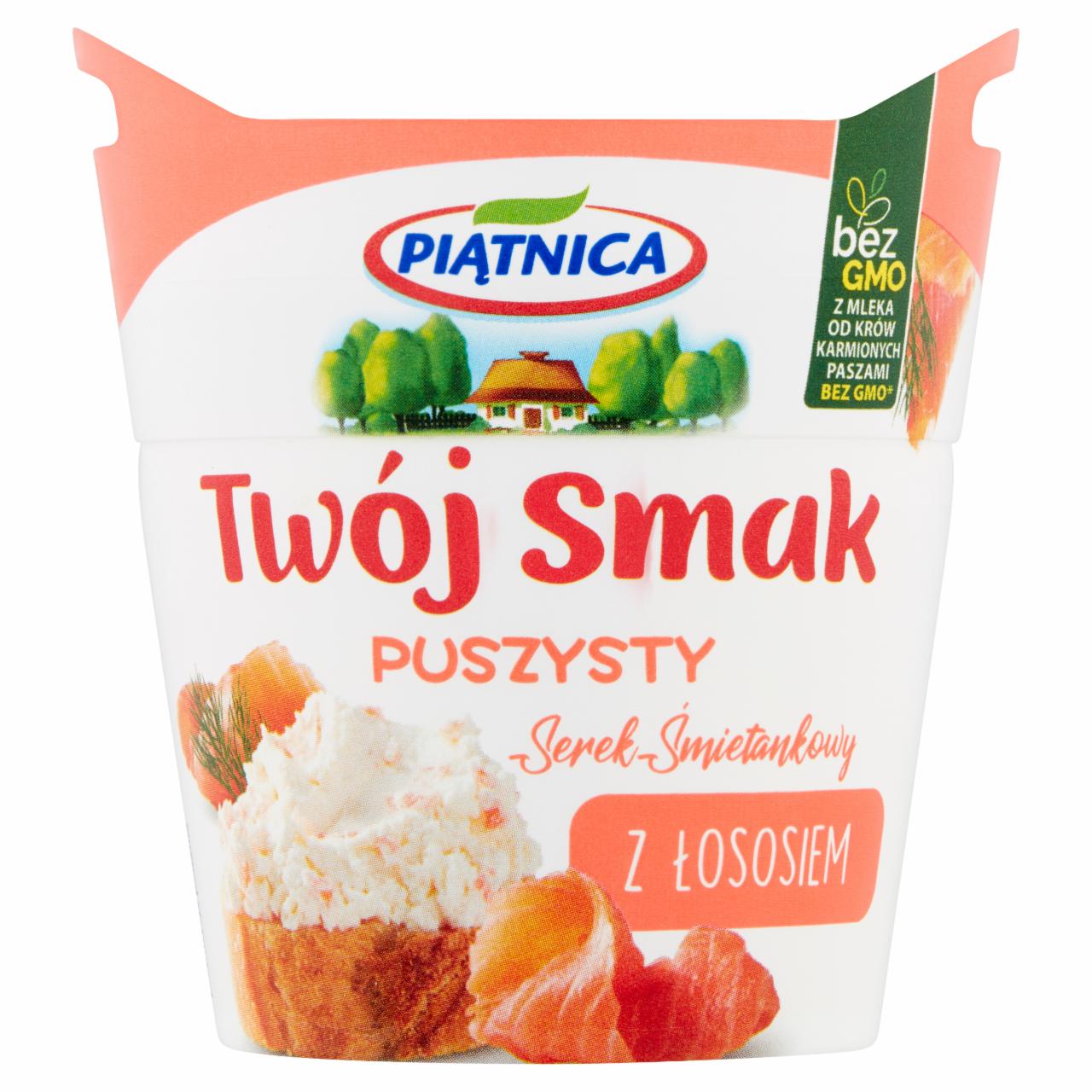 Zdjęcia - Twój Smak Serek śmietankowy puszysty z łososiem Piątnica