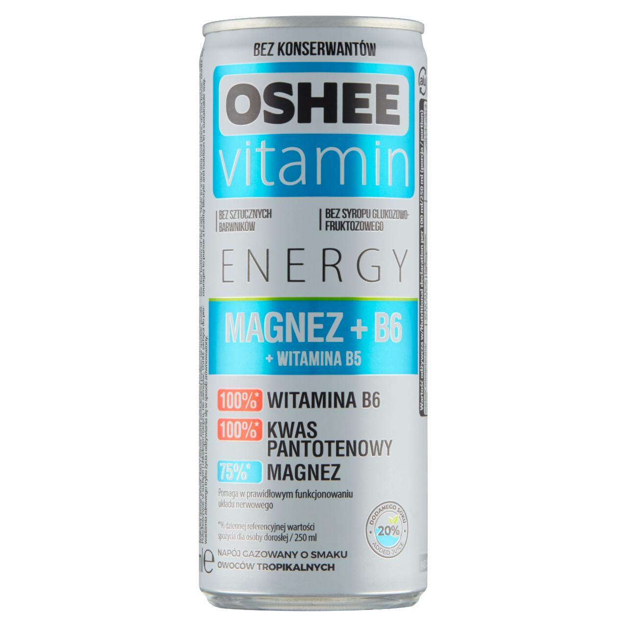 Zdjęcia - Vitamin energy magnez b6 Oshee