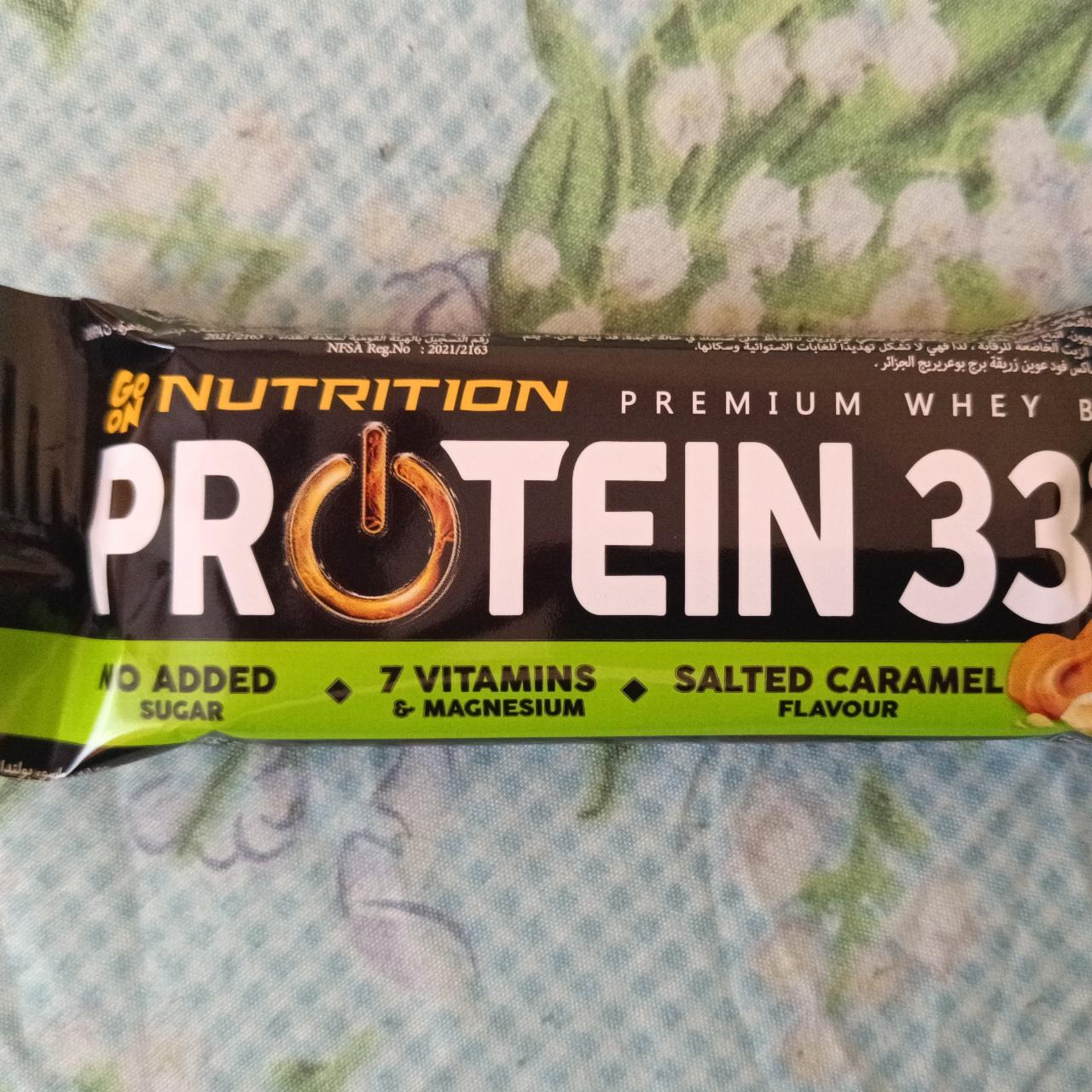 Zdjęcia - Protein bar Protein 33% salted caramel Go on nutrition