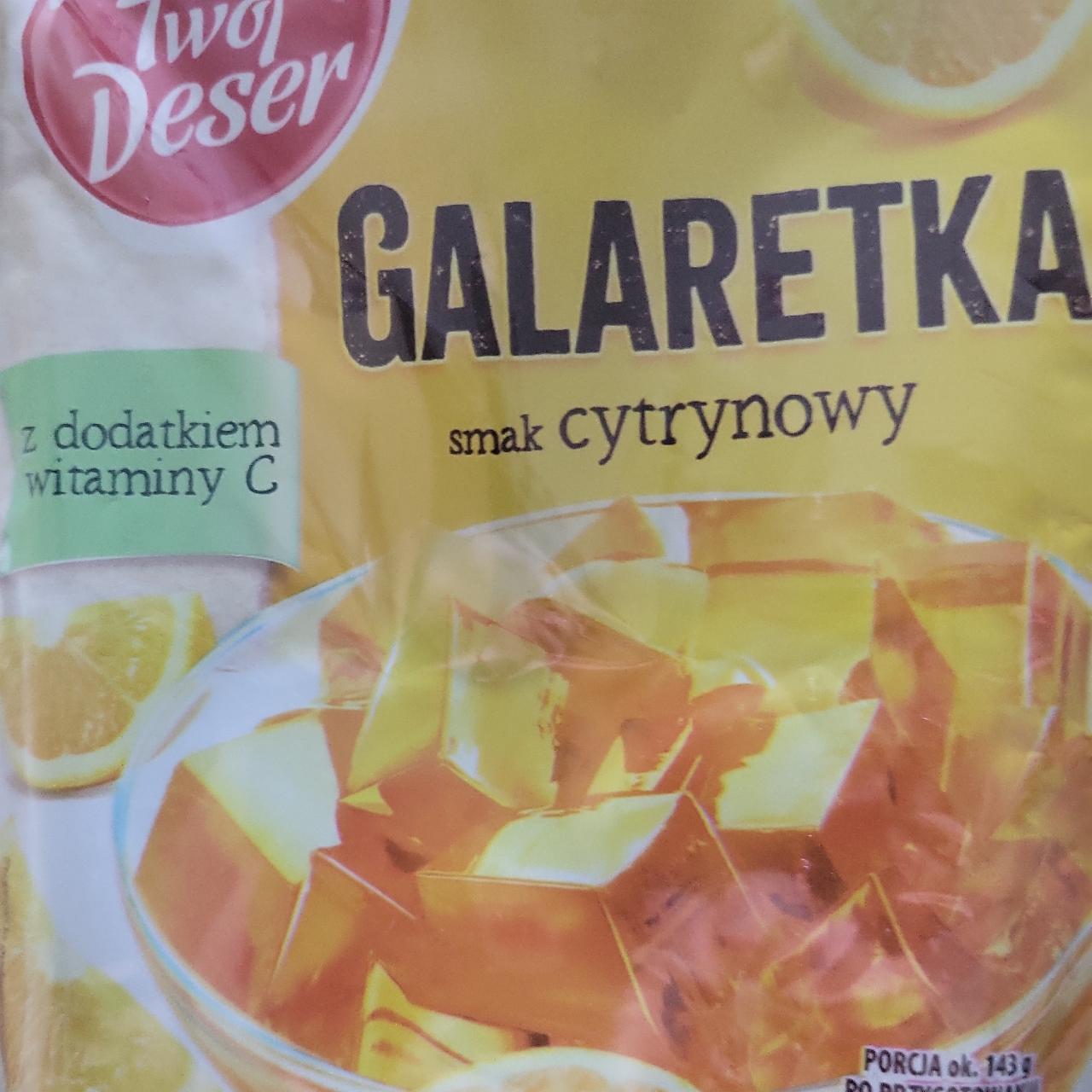 Zdjęcia - Galaretka cytrynowa Twój Deser