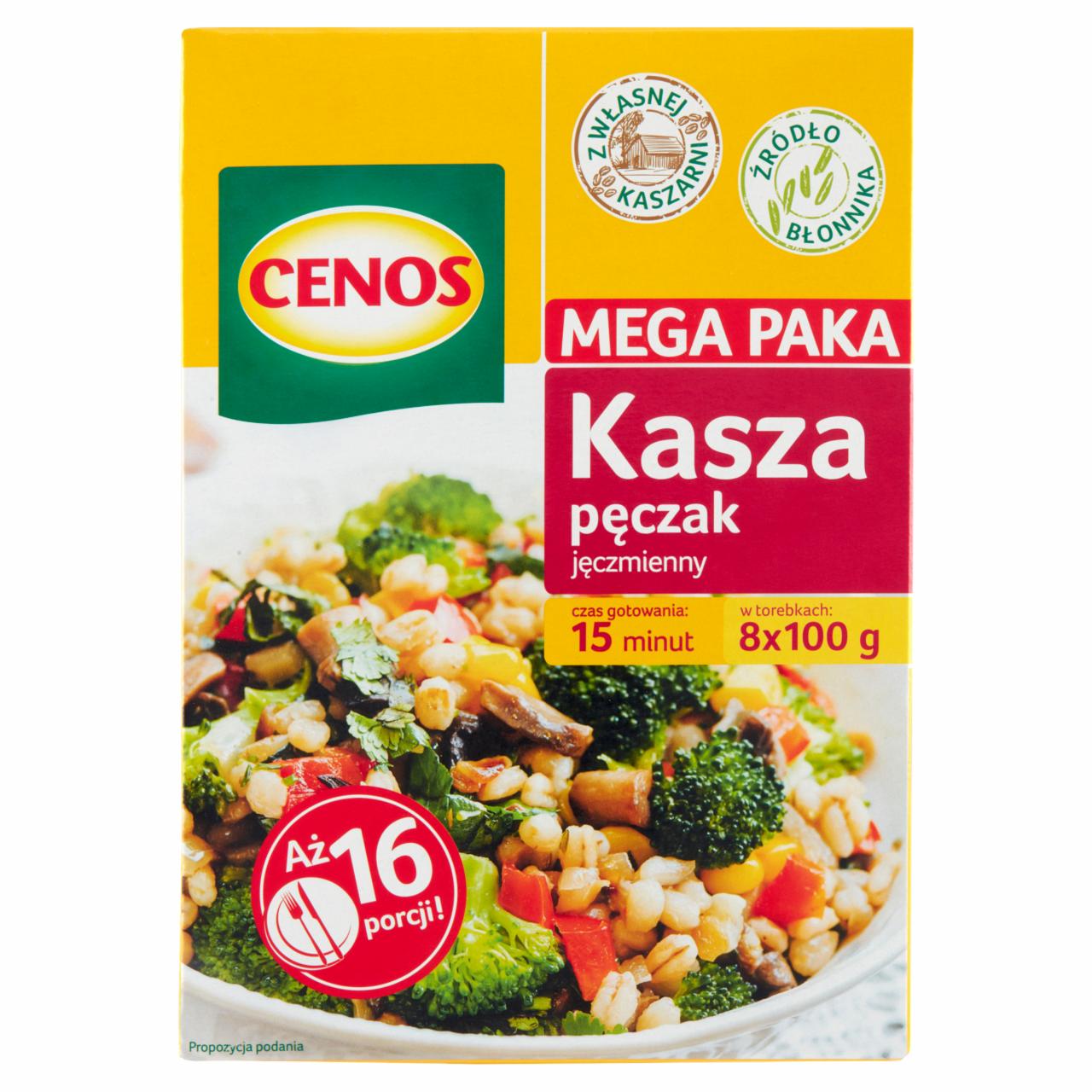 Zdjęcia - Cenos Kasza pęczak jęczmienny 800 g (8 x 100 g)