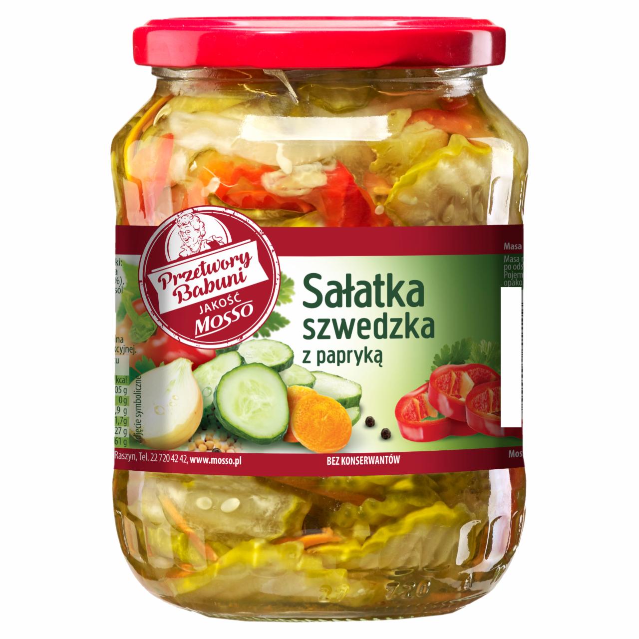 Zdjęcia - Mosso Sałatka szwedzka z papryką 640 g