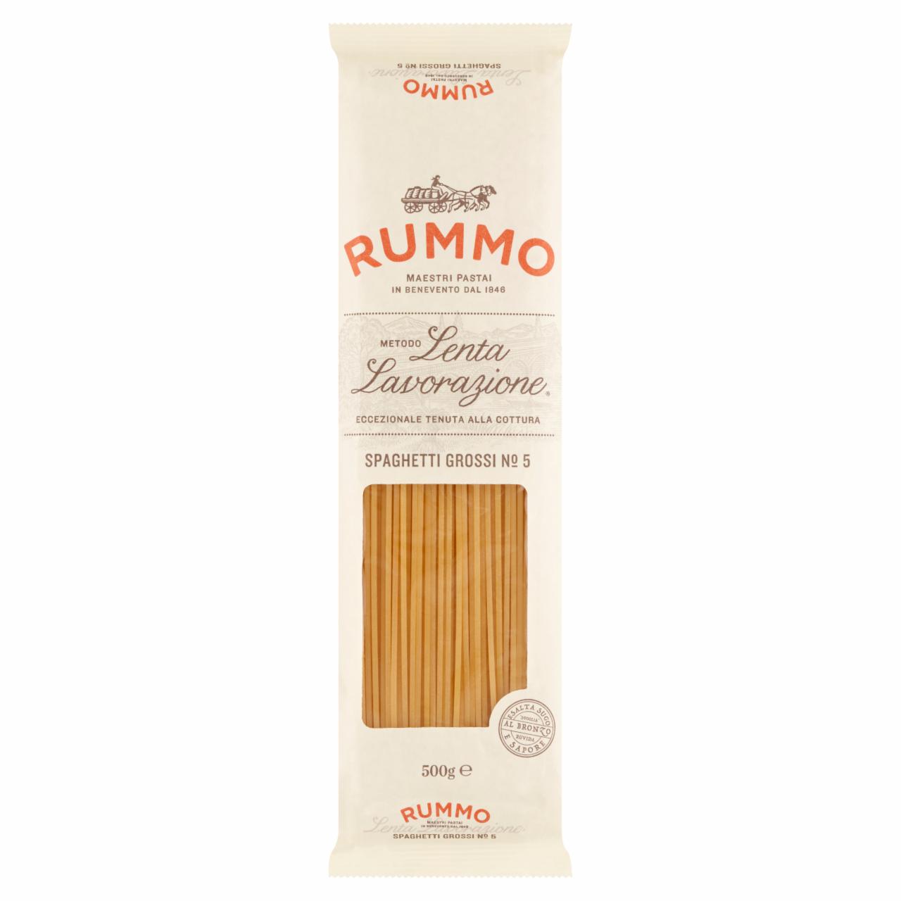 Zdjęcia - Rummo Makaron spaghetti grossi no 5 500 g