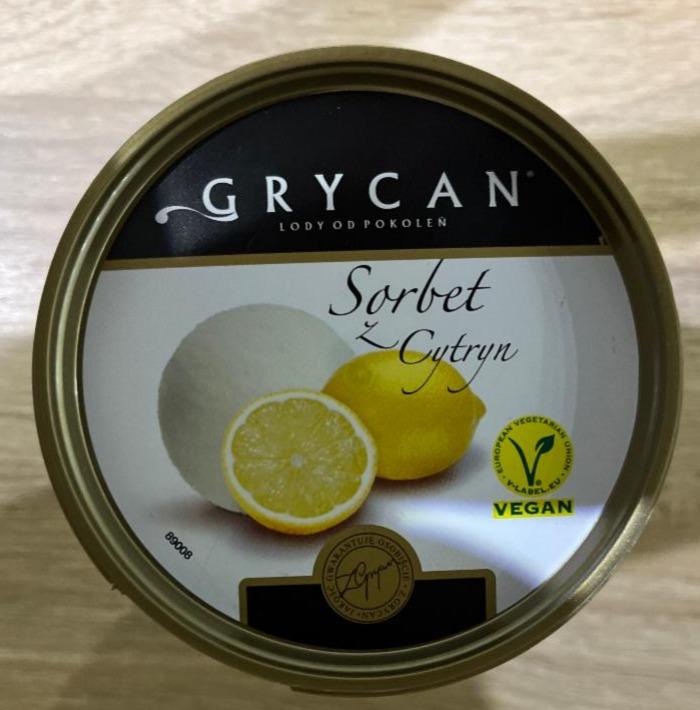 Zdjęcia - Grycan Sorbet z cytryn 500 ml