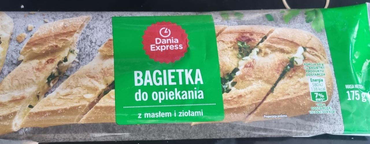 Zdjęcia - Bagietka do opiekania z masłem i ziołami Dania Express