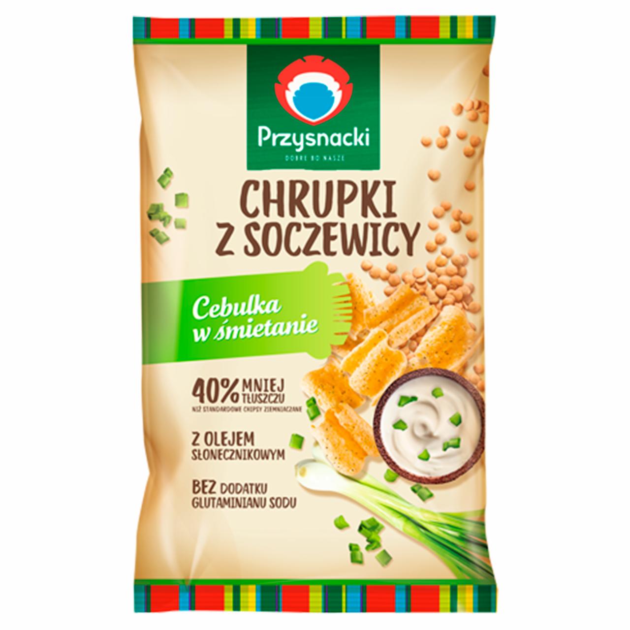 Zdjęcia - Chrupki z soczewicy cebulka w śmietanie 80 g Przysnacki