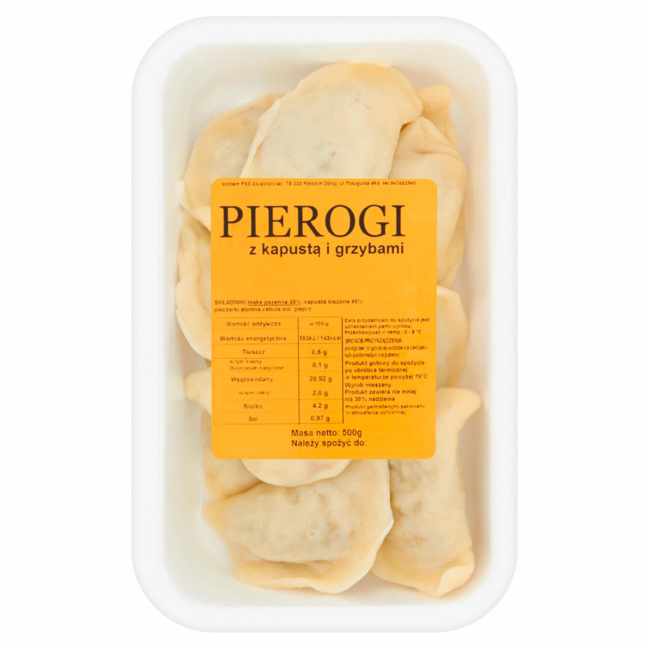 Zdjęcia - Pierogi z kapustą i grzybami 500 g