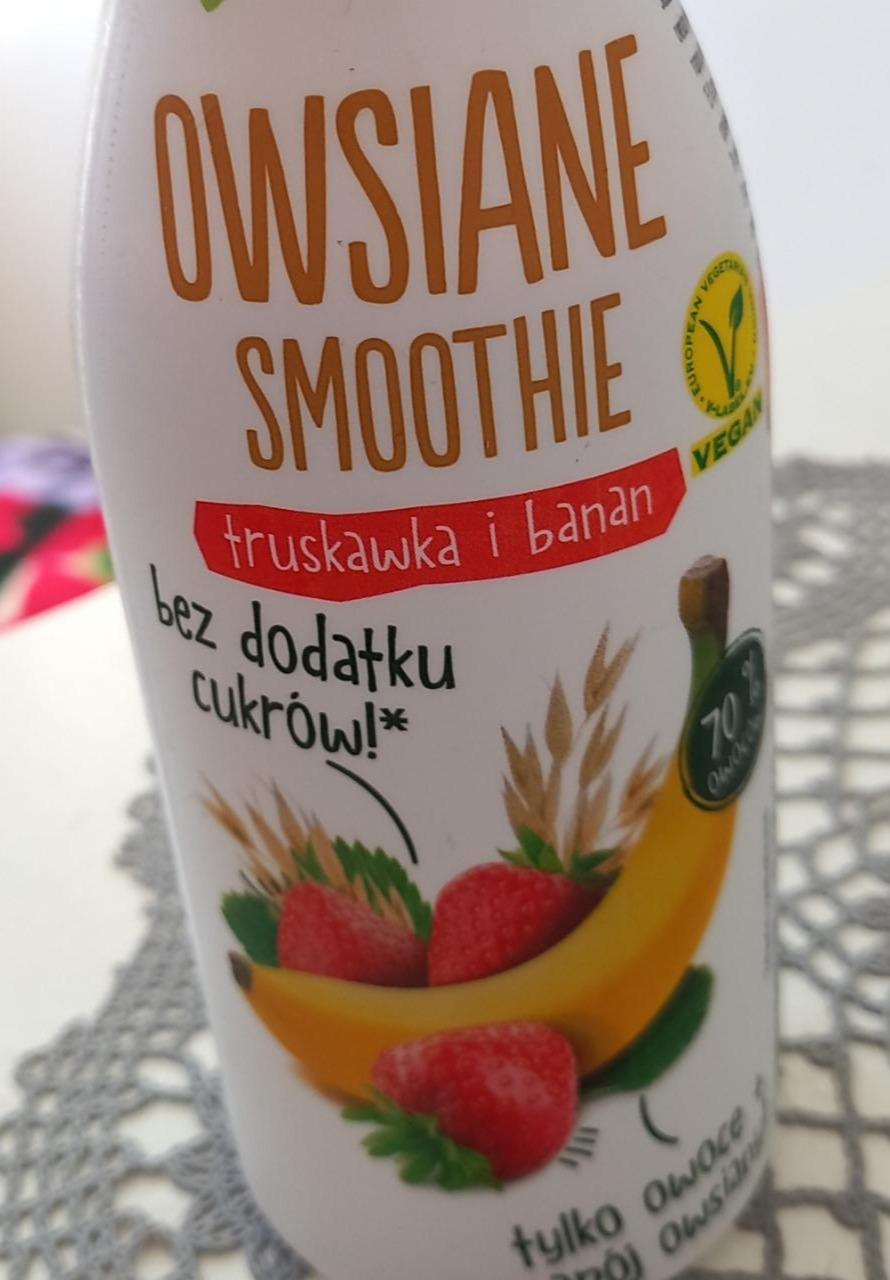 Zdjęcia - Owsiane smoothie truskawka banan Vemondo