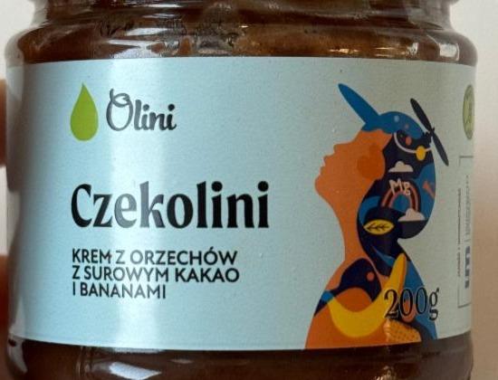 Zdjęcia - Krem z orzechów z surowym kakao i bananami Czekolini Olini