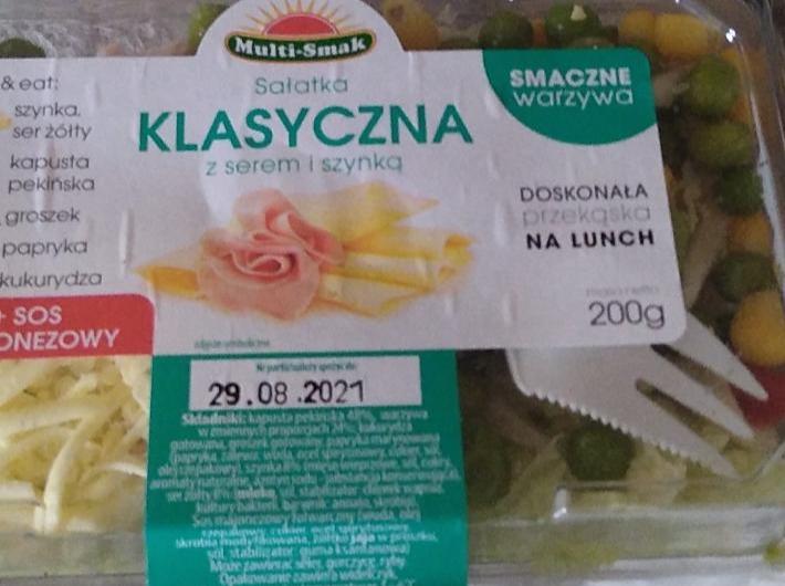 Zdjęcia - Sałatka Klasyczna z serem i szynką Multi-Smak