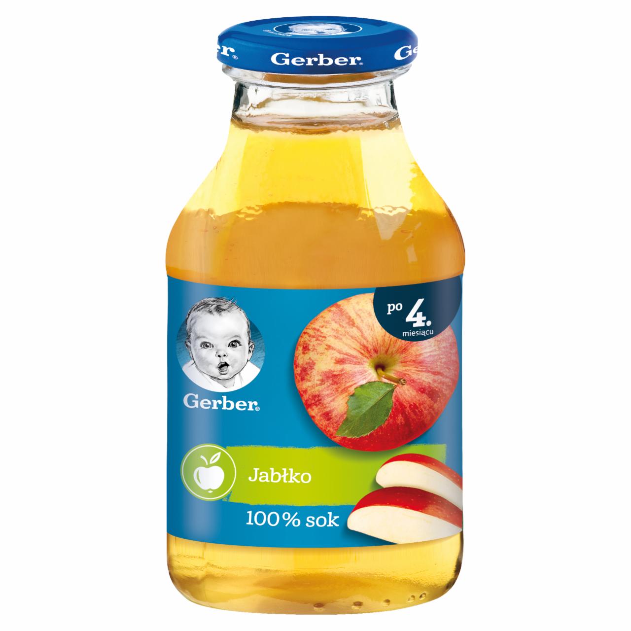 Zdjęcia - Gerber Sok 100% jabłko dla niemowląt po 4. miesiącu 200 ml