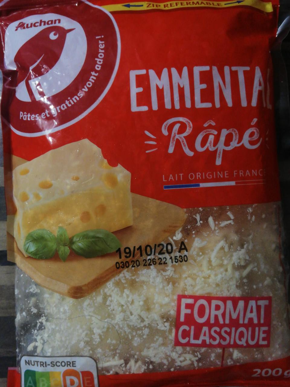 Zdjęcia - emmental râpé Auchan