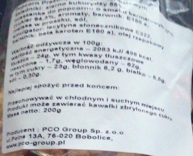 Zdjęcia - Popcorn Prażony o smaku karmelowym PCO Group