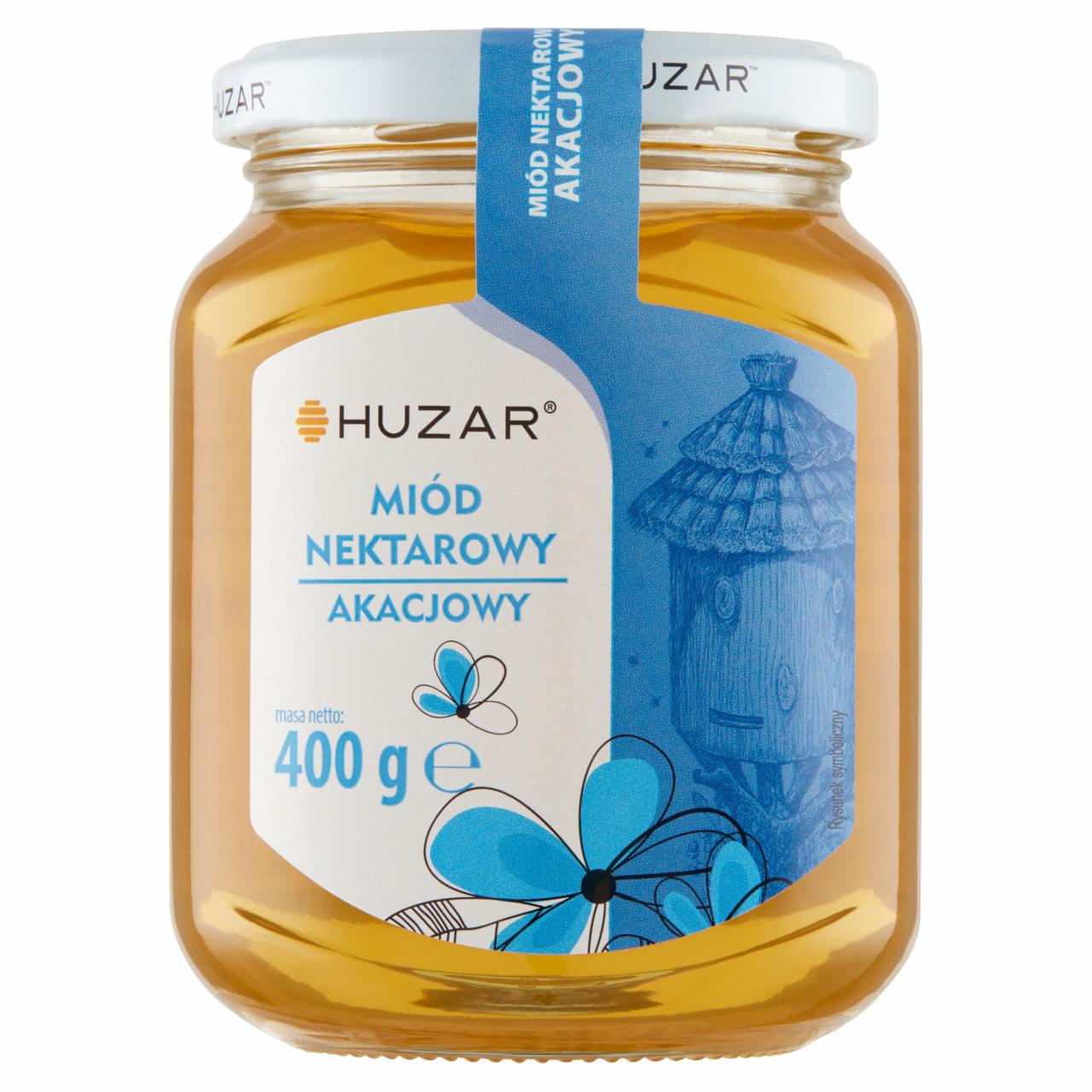 Zdjęcia - Huzar Miód nektarowy akacjowy 400 g